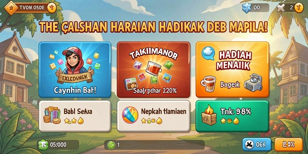 hot51 - Semua level memiliki desain yang unik dan menarik.